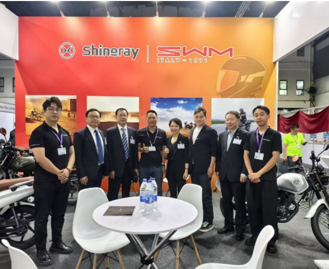 鑫源出海，閃耀西非 ——SHINERAY和SWM雙品牌在尼日利亞展會高調亮相